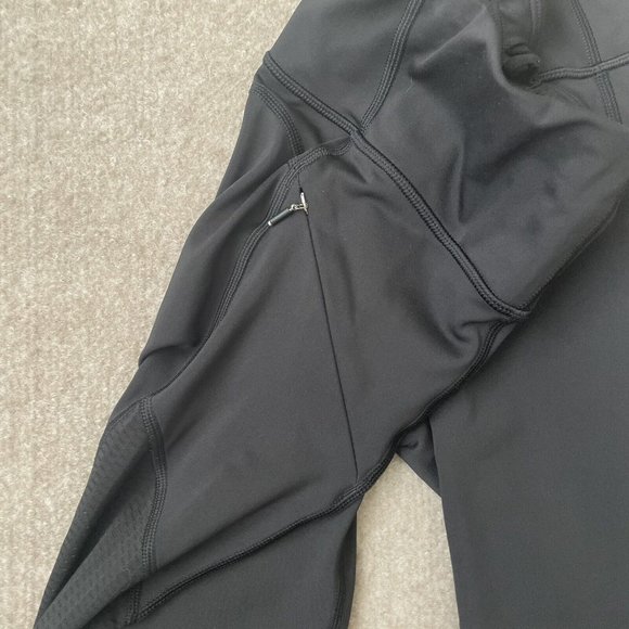 Athleta Leggings Womens XS Black Crop 3 Pair Lot Capri Yoga Pants Workout Active - Picture 8 of 13